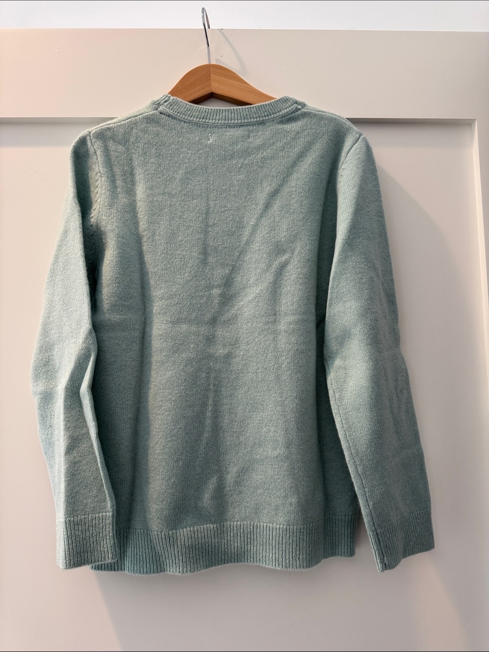 Kids Light Blue Sweater with Scooter Dog Graphic - Picture 4 of 4